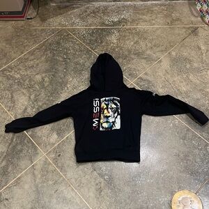 Hard Rock Cafe Black Hoodie with Colorful Graphic
